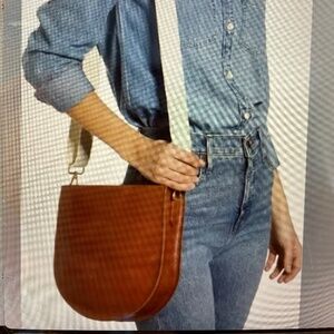 Madewell Transport Saddle Bag "English Saddle"